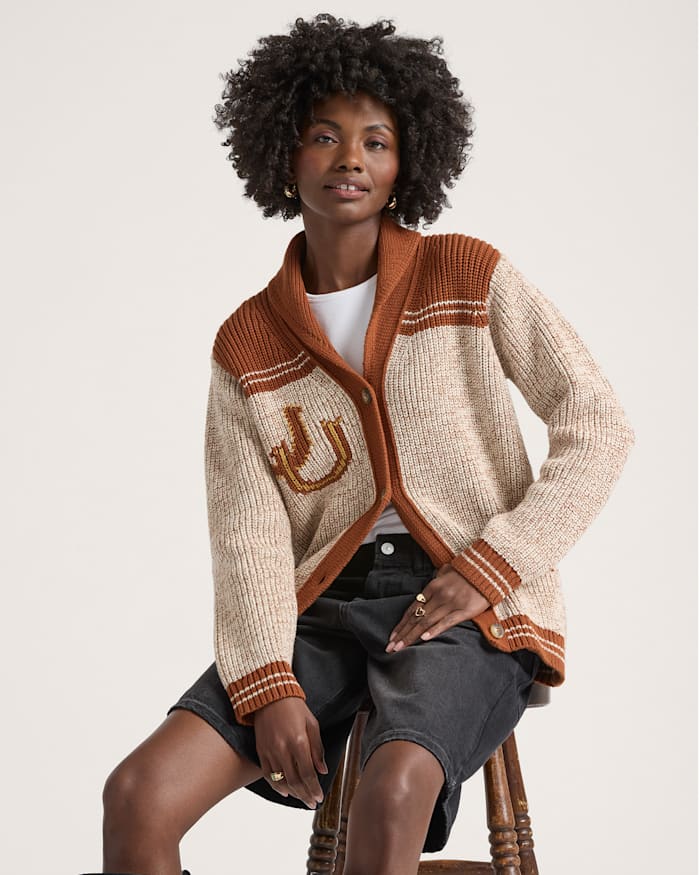 WOMEN'S HERITAGE COTTON CARDIGAN